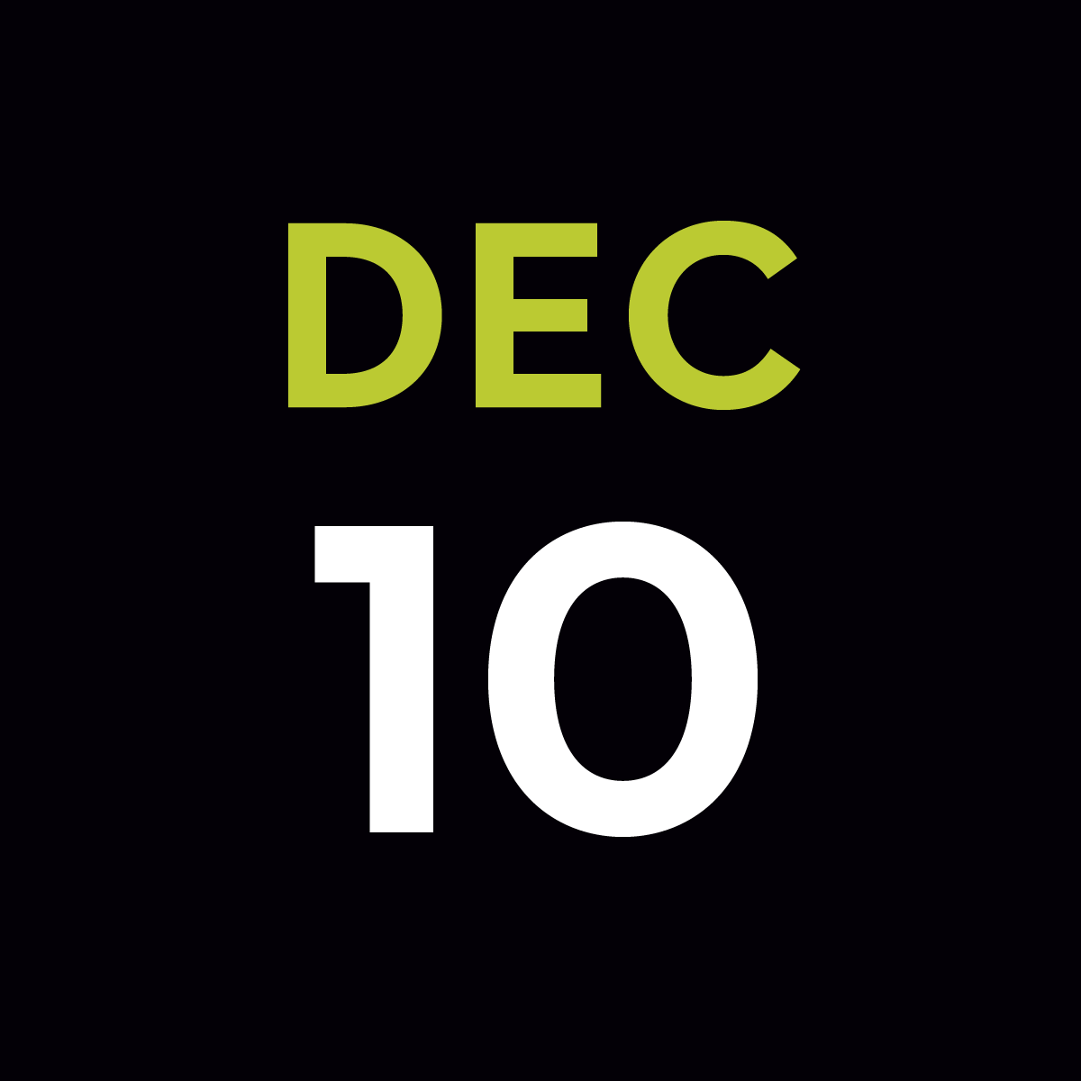 December 10 Icon