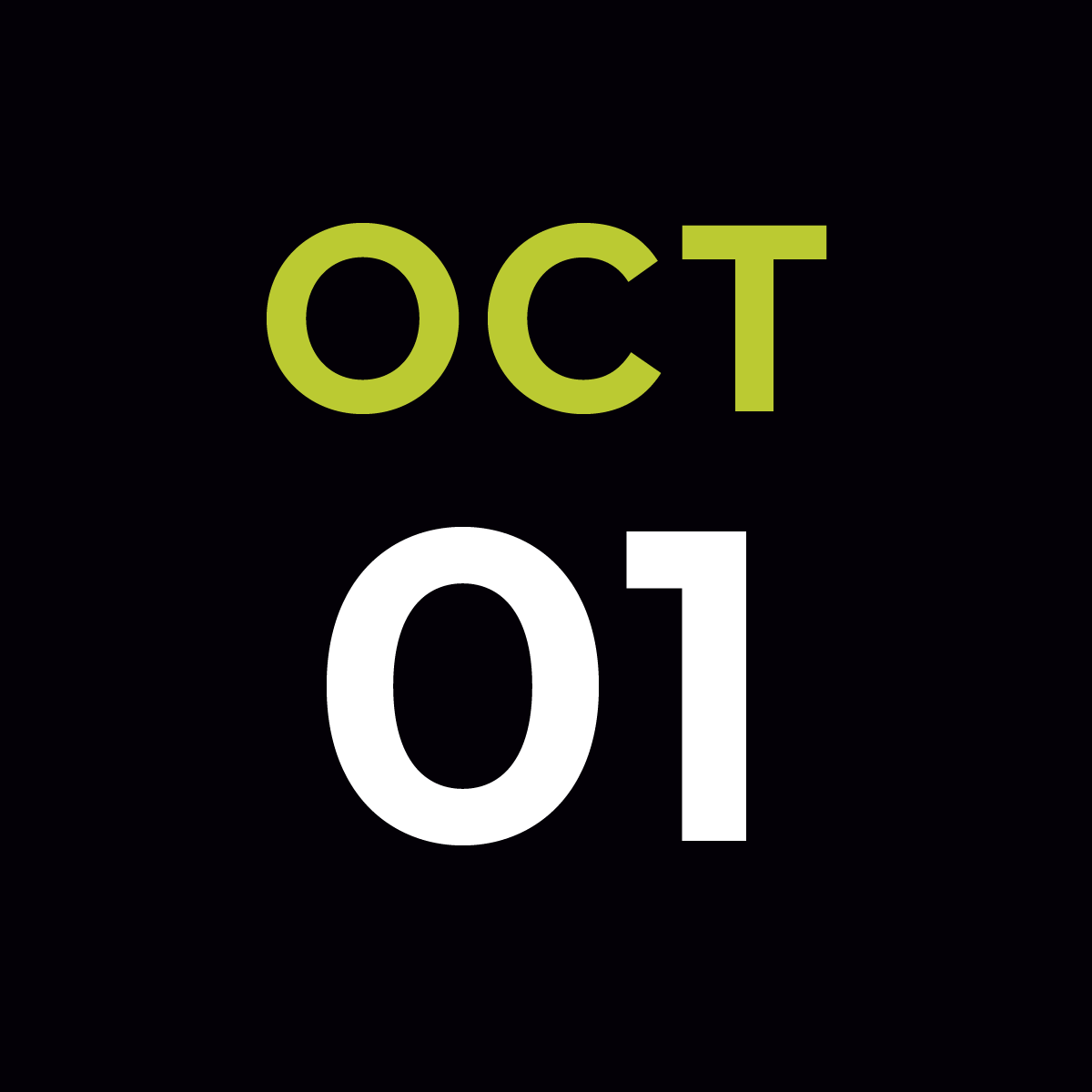 October 1 Icon