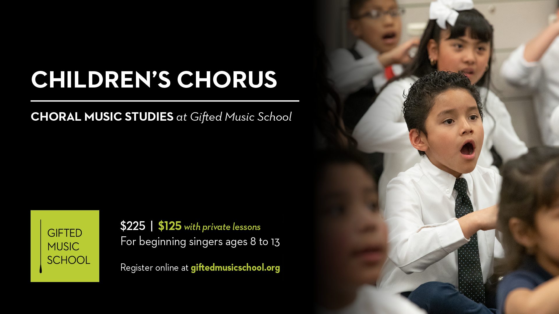 Children's Chorus Singing Lessons