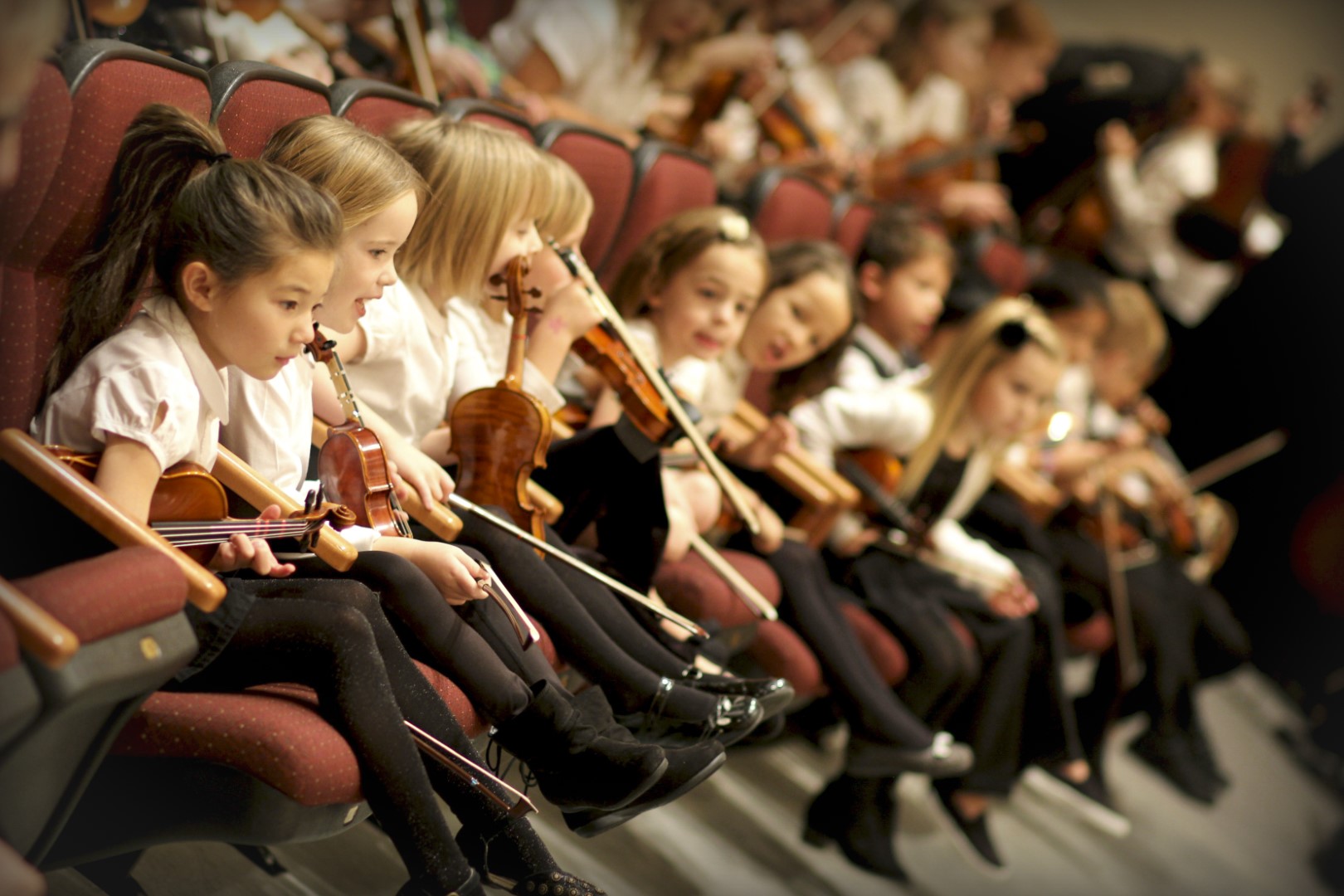 Gifted Music School Twinklers Girls Seated Large